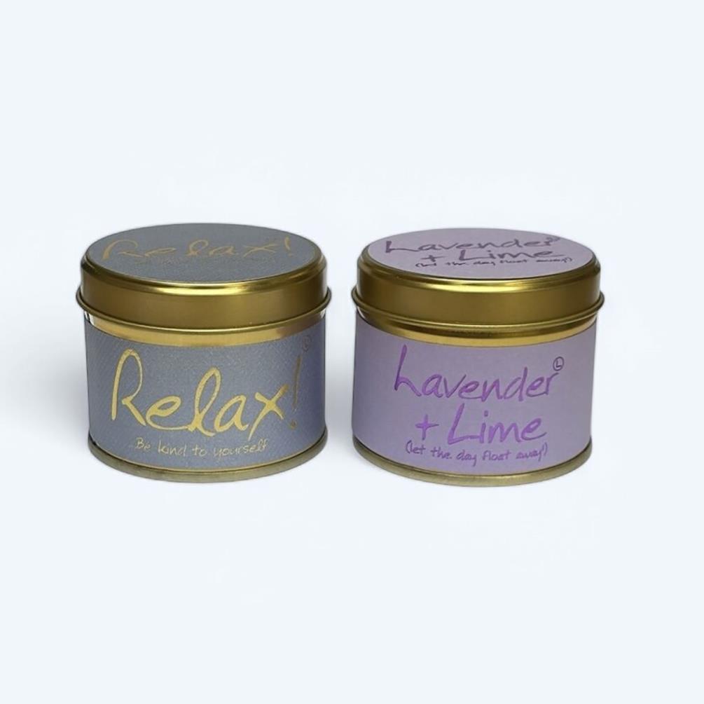 Lily-Flame Relaxing 2 Mini Tin Candle Gift Set Extra Image 3